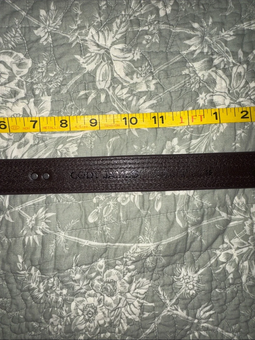 Cody James Leather Belt with Little Buckaroo Large Buckle